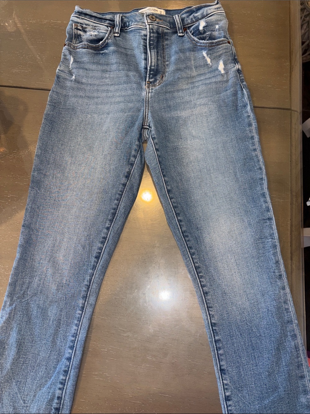 Abercrombie & Fitch Light Blue Skinny Jeans